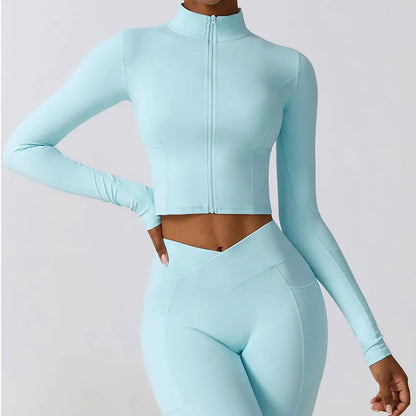 Women's Crop Top Workout Jacket (Buy 1 Get 1 FREE)