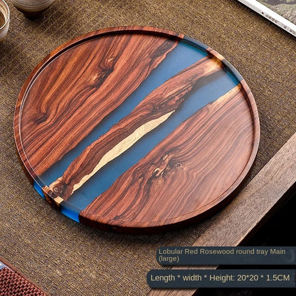 Artisan-Crafted Epoxy Resin Tea Tray (Offer 38% OFF)