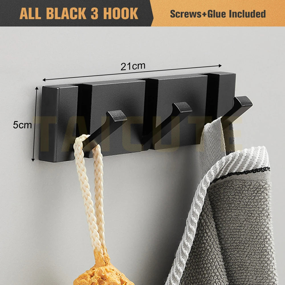 Folding Hideaway Wall Hooks