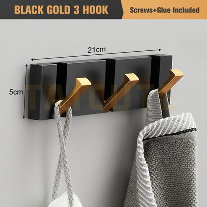 Folding Hideaway Wall Hooks