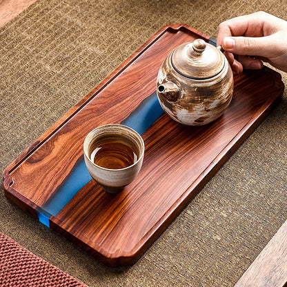 Artisan-Crafted Epoxy Resin Tea Tray (Offer 38% OFF)