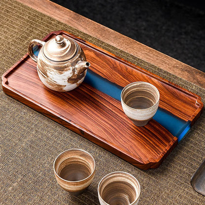 Artisan-Crafted Epoxy Resin Tea Tray (Offer 38% OFF)