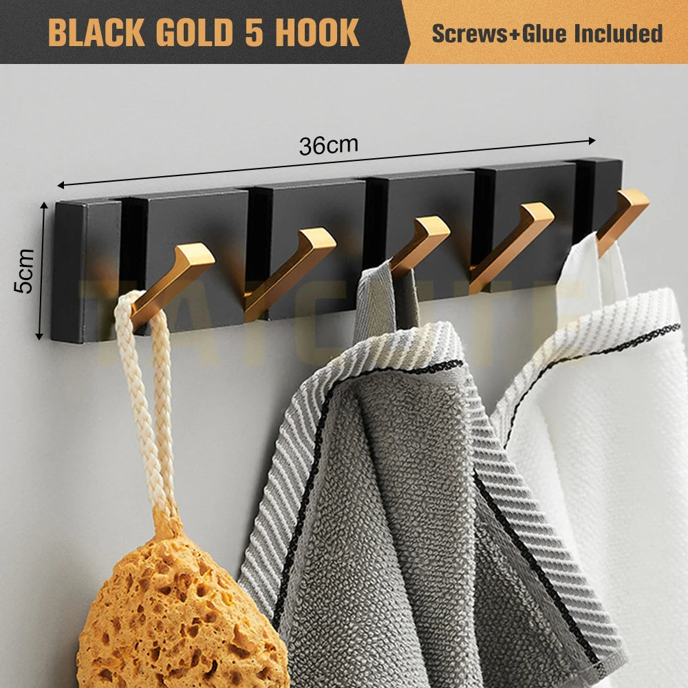 Folding Hideaway Wall Hooks