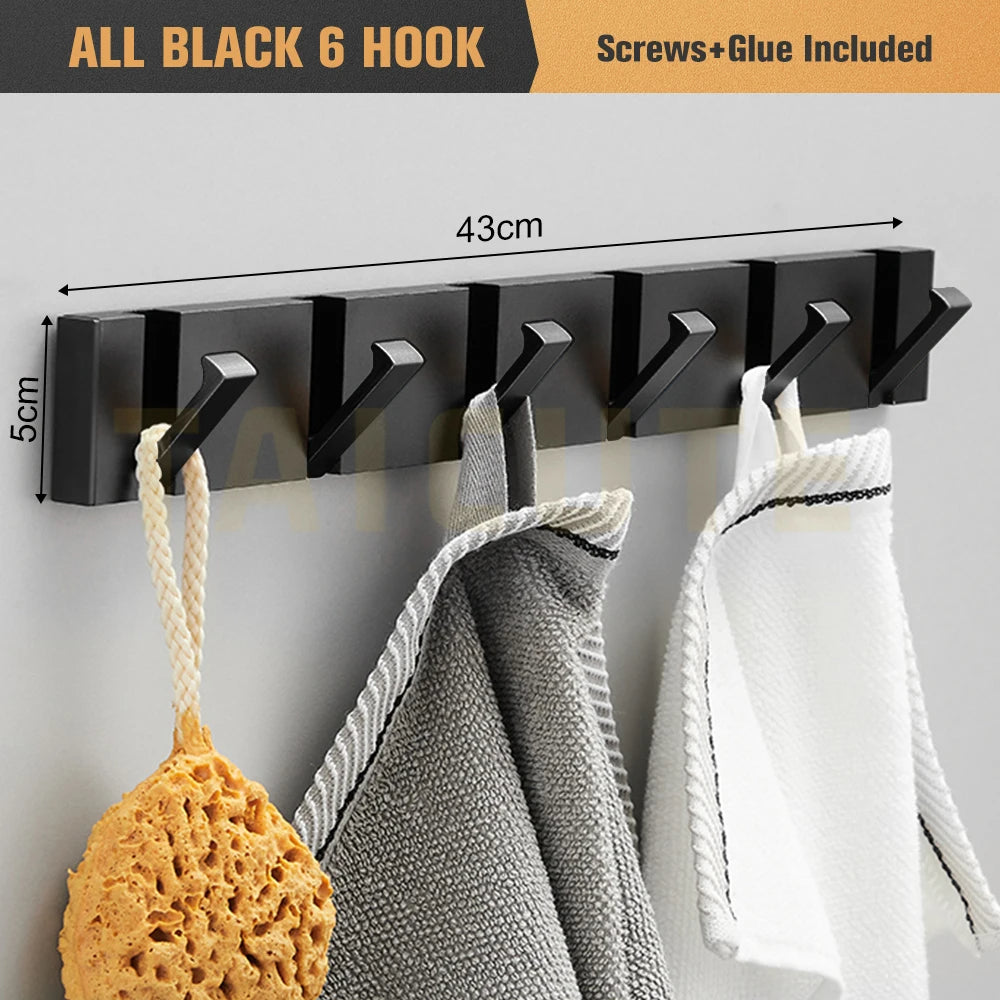 Folding Hideaway Wall Hooks