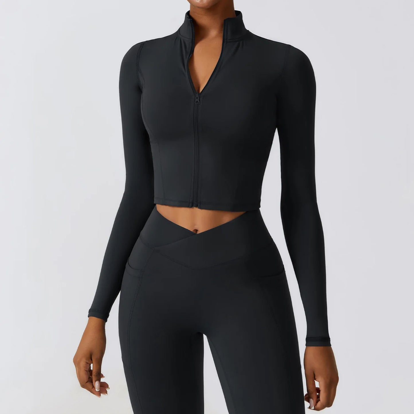 Women's Crop Top Workout Jacket (Buy 1 Get 1 FREE)