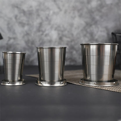 Stainless Steel Collapsible Cup (Buy 1 Get 1 FREE)