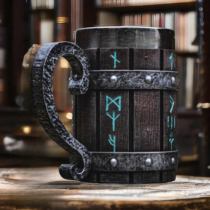 Viking Barrel Oak Beer Mug