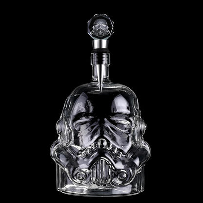 Storm Trooper Crystal Glass Bottle