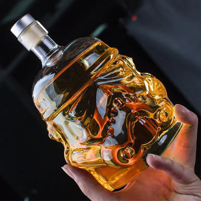 Storm Trooper Crystal Glass Bottle