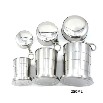 Stainless Steel Collapsible Cup (Buy 1 Get 1 FREE)