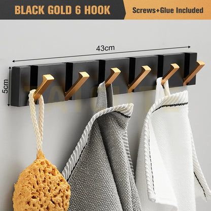 Folding Hideaway Wall Hooks