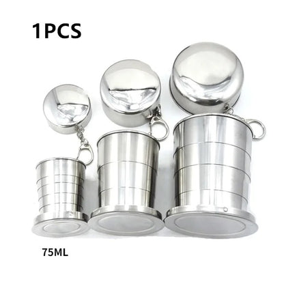 Stainless Steel Collapsible Cup (Buy 1 Get 1 FREE)