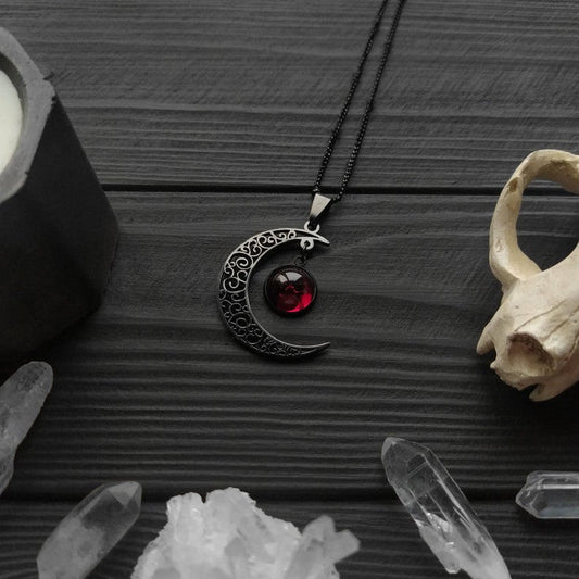 Gothic Moon Necklace